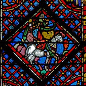 Armáda faraonů Window w2 pronásleduje Izraelity Ex XIV 8 od French School