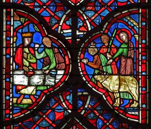 Window w6L Izaiášovo proroctví: Vládce se zkazí... od French School