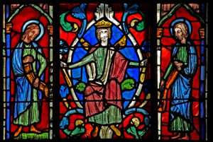 Okno w6R Solomon on the Tree of Jesse od French School