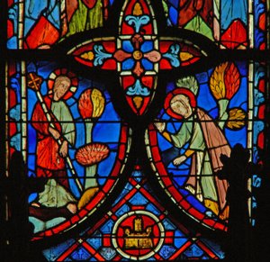 Okno w8 The Resurrection – zjevení se Magdalene od French School
