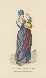 Žena z Bayonne, 16. století od French School