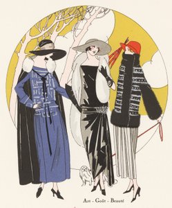 Dámská denní móda od návrháře Luciena Lelonga od French School