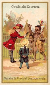 Dáte si Chocolat des Gourmets? (chromolitho) od French School