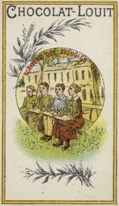 Psaní pro nevidomé, 1830 od French School