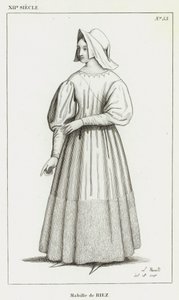 XII. století, Mabille de Riez (rytina) od French School