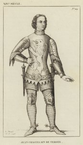 XIV století, Jean Chastelain de Terote (rytina) od French School