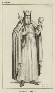 X Siecle, Hugues Capet (rytina) od French School