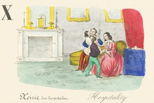 X: Xenie dou hospitalier — Pohostinství od French School