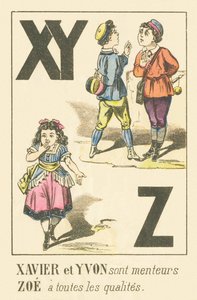 X Y Z: Xavier a Yvon jsou lháři Zoe má všechny kvality od French School