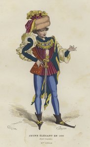 Mladý dandy, 1480 od French School