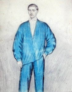 Mladý dělník v montérkách od French School