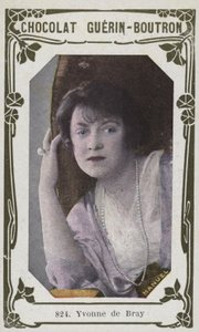 Yvonne de Bray (barevná fotografie) od French School