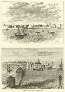 Zanzibar (rytina) od French School