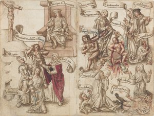 "Vyhladit stopu hrnce v popelu" [fol. 32 verso / 33 recto] od French early 16th Century