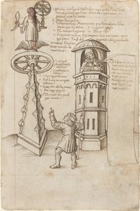 Socha příležitosti, kolemjdoucího a výčitky svědomí [fol. 8r]