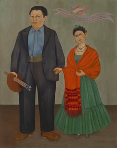 Frieda a Diego Riverovi od Frida Kahlo