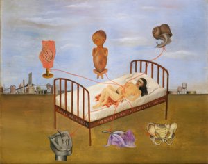 Nemocnice Henryho Forda aneb Létající postel od Frida Kahlo