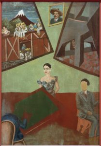 Pancho Villa a Adelita od Frida Kahlo