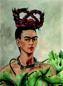Autoportrét s copem od Frida Kahlo