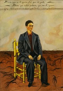 Autoportrét s ostříhanými vlasy od Frida Kahlo