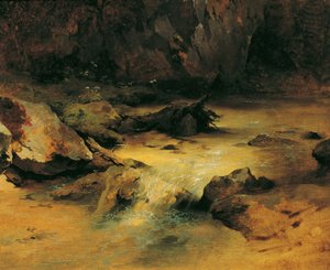 Wildbach od Friedrich August Mathias Gauermann