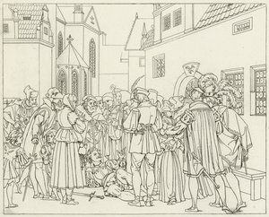 Ilustrace k filmu Goethes Faust od Friedrich August Moritz Retzsch