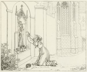 Ilustrace k filmu Goethes Faust od Friedrich August Moritz Retzsch