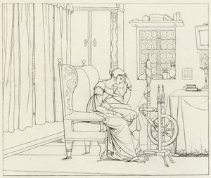 Ilustrace k filmu Goethes Faust od Friedrich August Moritz Retzsch