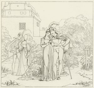Ilustrace k filmu Goethes Faust od Friedrich August Moritz Retzsch