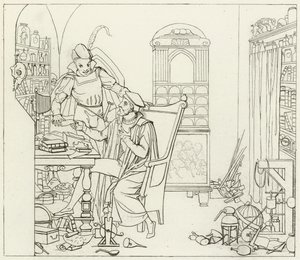 Ilustrace k filmu Goethes Faust od Friedrich August Moritz Retzsch