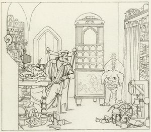 Ilustrace k filmu Goethes Faust od Friedrich August Moritz Retzsch