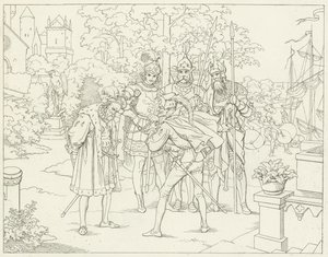 Ilustrace k filmu Goethes Faust od Friedrich August Moritz Retzsch