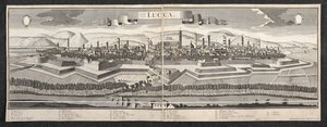 Pohled na Luccu od Friedrich Bernhard Werner