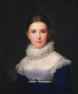 dortrait Liny Grogerové, pěstounské dcery umělce, 1815