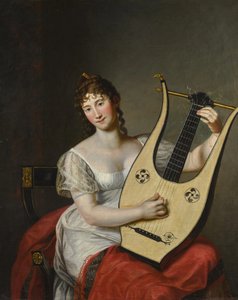 Portrét Fridrichy Meklenbursko-Střelické od Friedrich Carl Groger