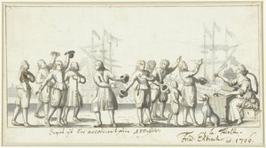 Symbol mírových jednání v roce 1706 (?) od Friedrich Ebisch