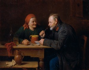 Polední jídlo od Friedrich Friedländer Ritter von Malheim