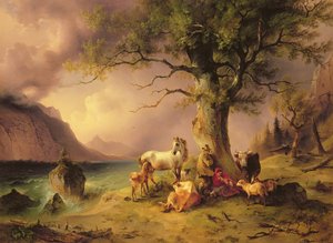  Ochranný strom kolem roku 1840