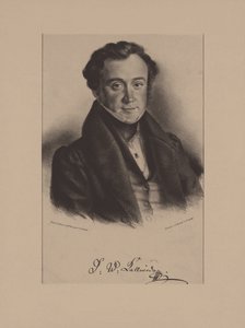 Portrét skladatele Jana Kalivody 1801-1866 od Friedrich Gustav Schlick