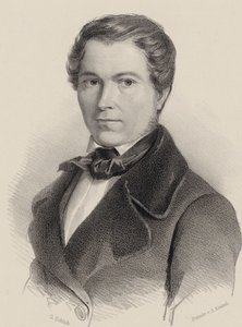 Portrét houslisty a skladatele Josepha Labitzkého 1802-1881, 1840. od Friedrich Gustav Schlick