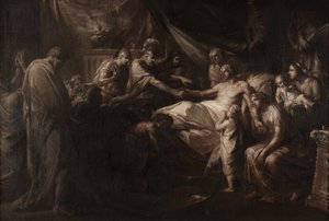Der Tod des Germanicus od Friedrich Heinrich Fuger