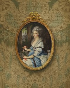 Portrét princezny Elisabeth Wilhelmine Louise, dcery vévody Evžena z Württemberska, 1788