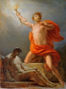 Prometheus přináší lidstvu oheň, 1817