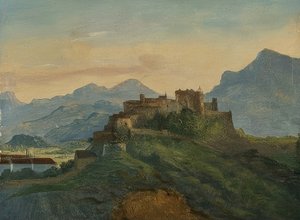 Pevnost Hohensalzburg. Kolem roku 1826/35