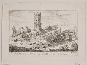 Ruiner ved Mühlberg od Friedrich Münter