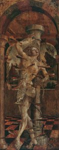 Svatý Šebestián (uvnitř) a sv. Sebastian (venku) od Friedrich Pacher