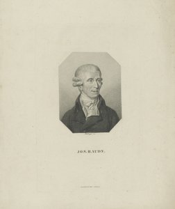 Portrét skladatele Josepha Haydna 1732-1809, 1818.