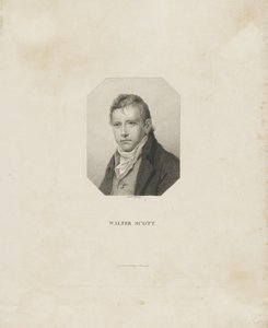 Portrét historického romanopisce a básníka Sira Waltera Scotta 1771-1832, cca 1825.