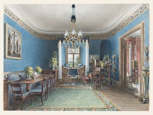 The Blue Room, Schloss Fischbach, 1846