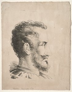 Hlava profilu. od Friedrich Wilhelm Reuter